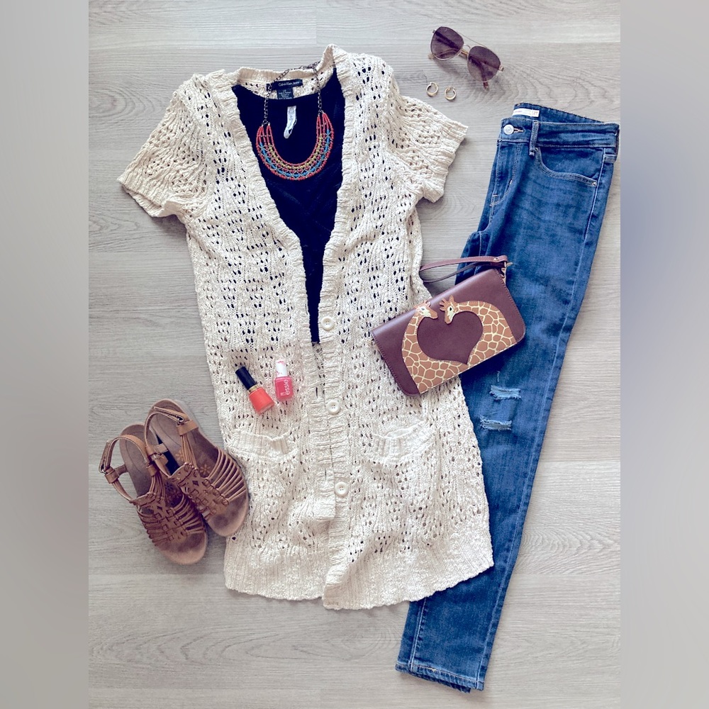 Calvin Klein Long Lace sweater